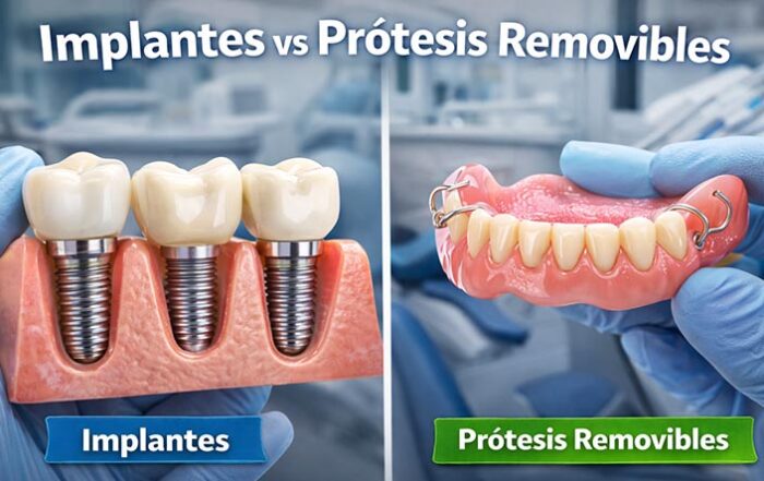 Implantes frente a prótesis renovables