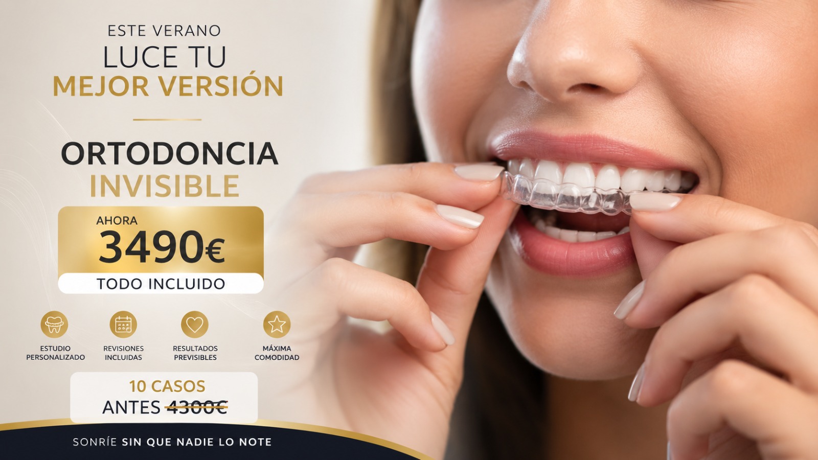 Oferta ortodoncia invisible Getafe